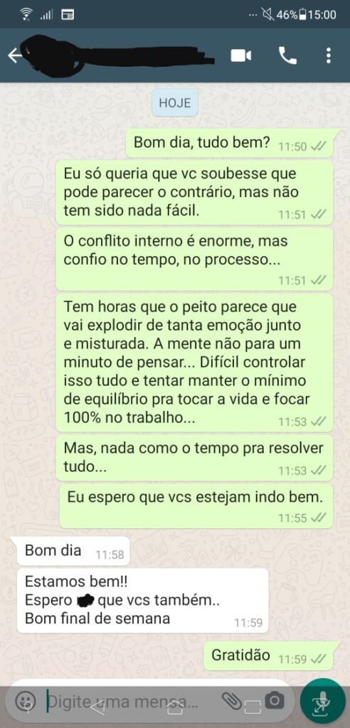 Sendo vulnerável pelo WhatsApp